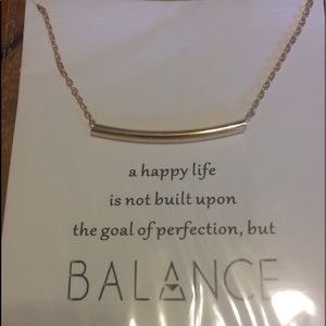 JUST IN!!! DOGEARED TUBE BAR PENDANT NECKLACE